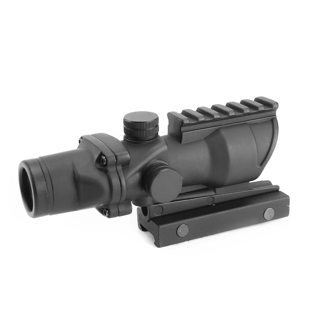 Охотничий Прицел ACOG 4X32 оптический прицел с Рельсом сверху для 20 мм рельсового крепления