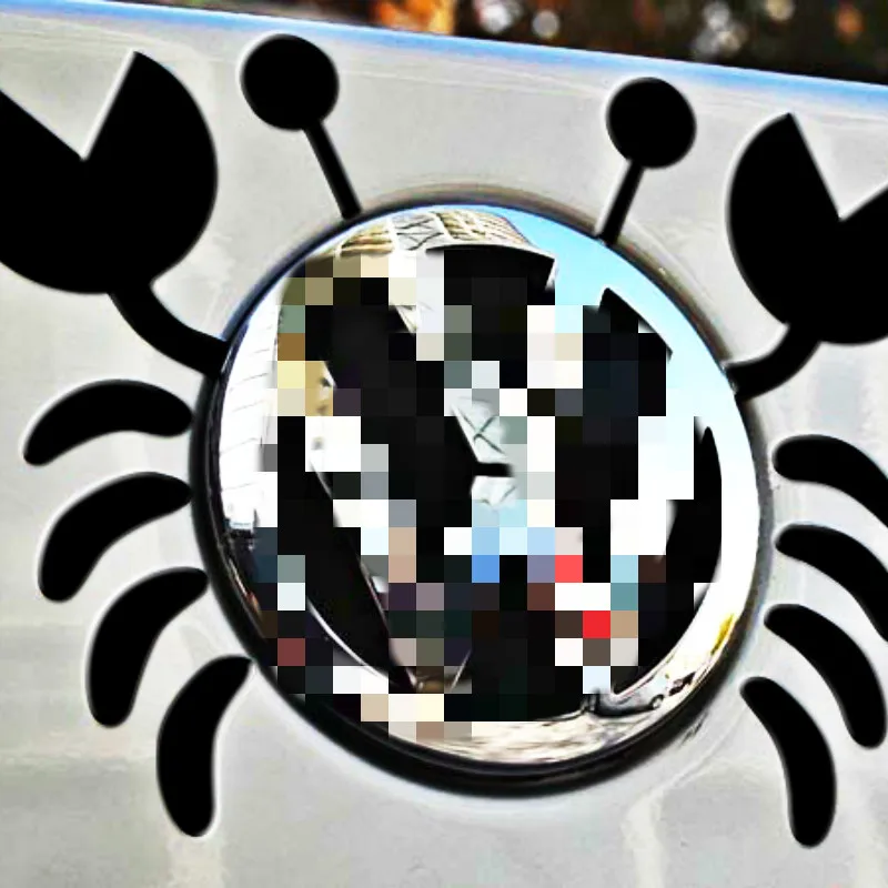 Забавные 3D наклейки для автомобиля ПВХ гибкие пластиковые на краб автомобильные