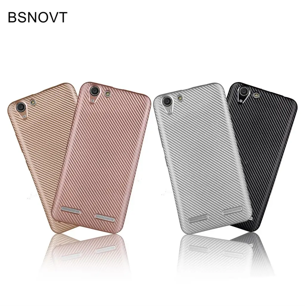 Lenovo Vibe K5 Case Plus Cover Soft Carbon fiber Slim TPU Phone For Lemon 3 K32C36 |