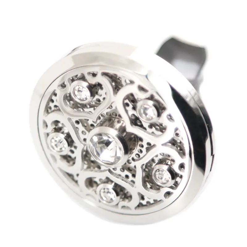 Аксессуары для автомобиля серебряный кристалл 38 мм диффузор из нержавеющей