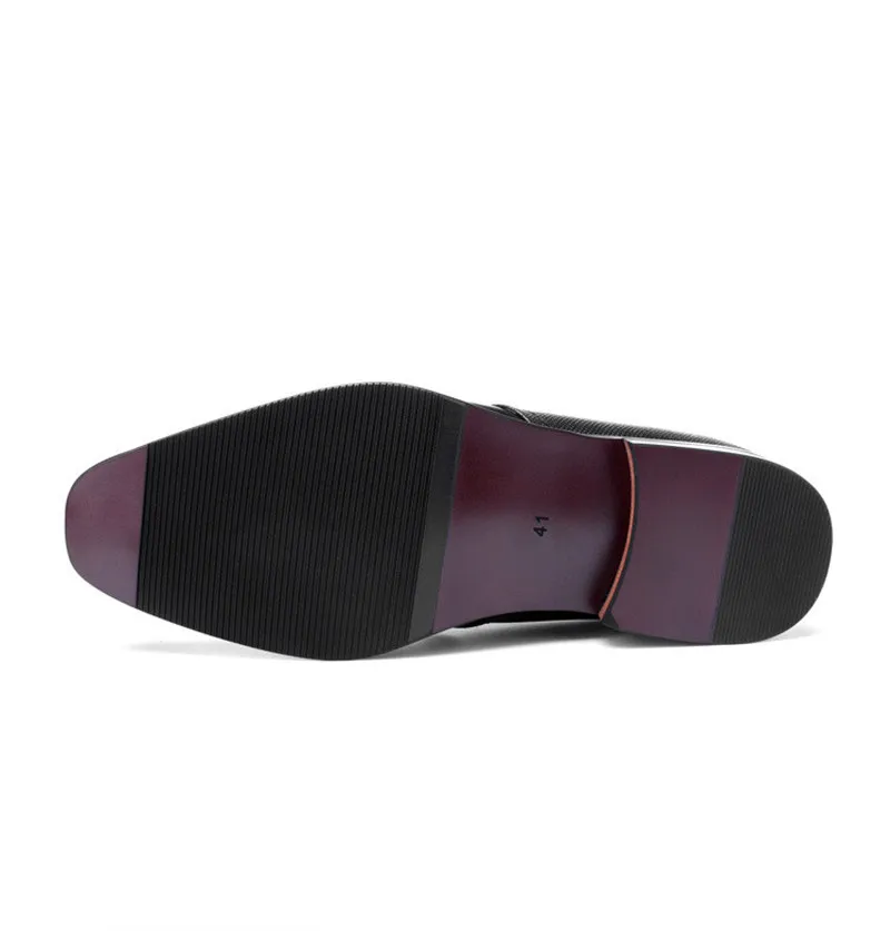 Лидер продаж коричневые/черные деловые туфли мужские для выпускного вечера