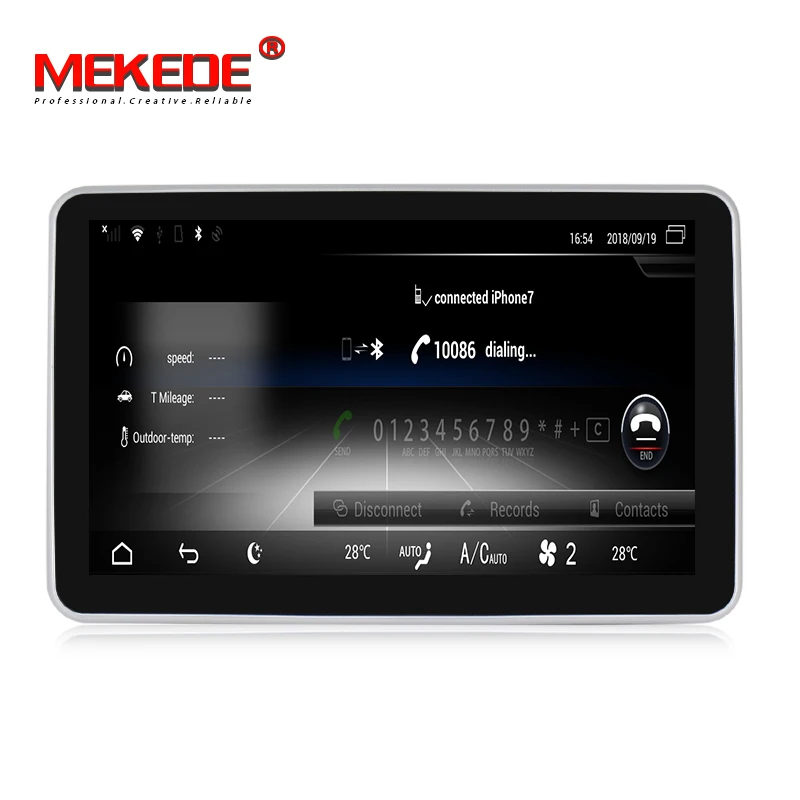 MEKEDE 3G RAM 32G ROM Android 7 1 4G LTE Автомобильный мультимедийный плеер для Mercedes Benz ML W166 2012 2015