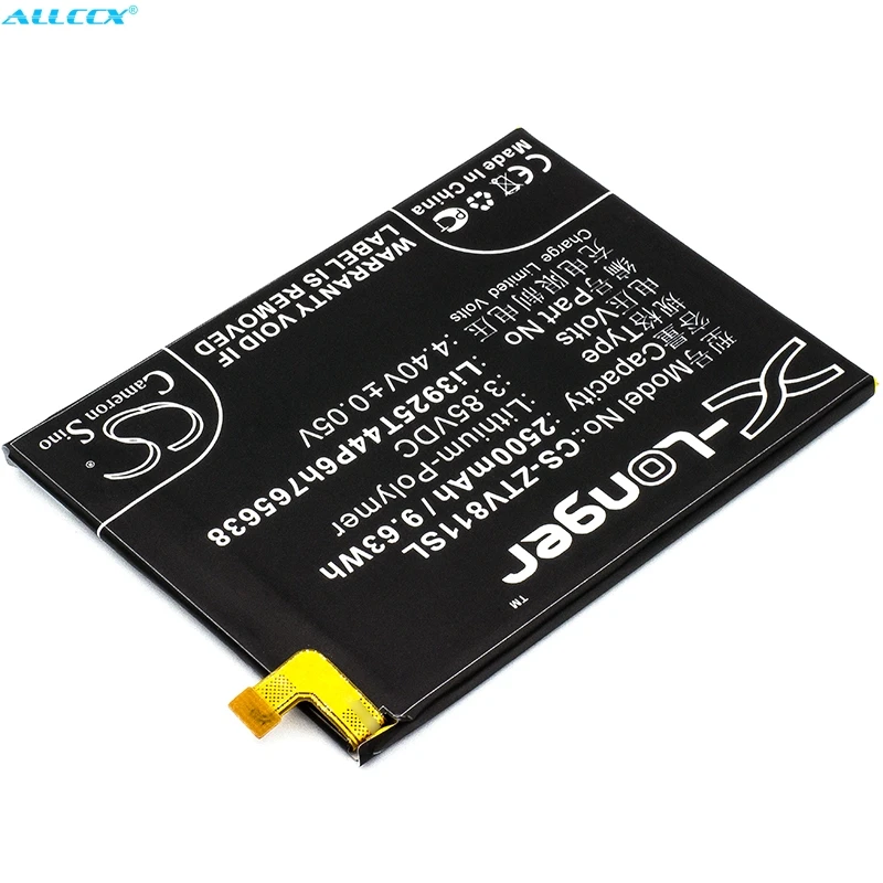 Аккумулятор Cameron Sino Li3925T44P6h765638 на 2500 мАч для ZTE Blade V8 Lite Dual SIM с двумя