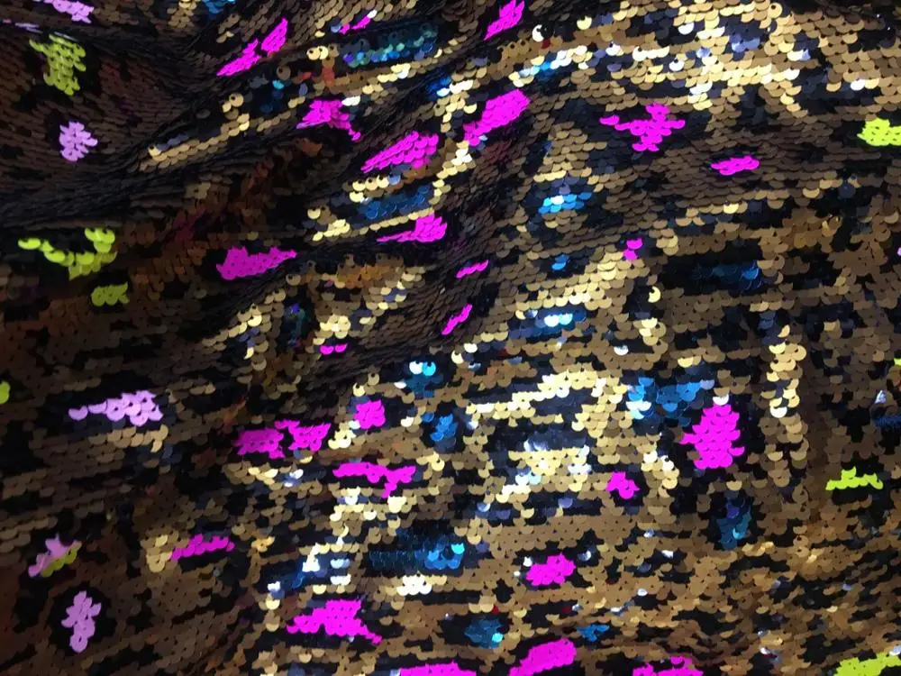 LASUI 2019 великолепный 1 ярд = шт. W0115 многоцветный леопардовый вечерний наряд сделай