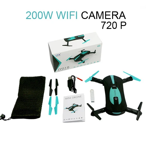 Новые jy018 мини Радиоуправляемый Дрон Wi Fi 720 P Камера высота держать headless режим