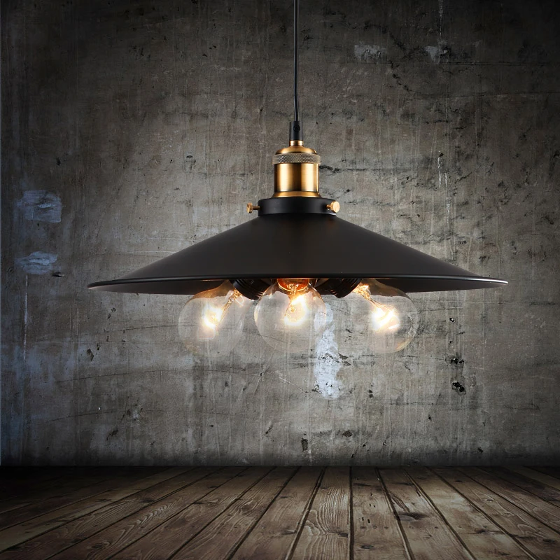 

Loft Iron Pendant Light Industrial Vintage Loft Bar Lighting Nordic Country Style Birdcage Pendant Lights Hanging Lamp Black