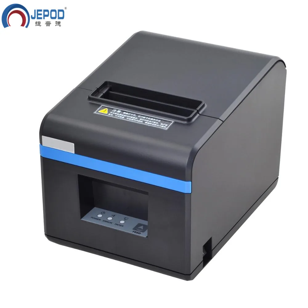 LAN JEPOD XP-N160II Новое поступление 80 мм автоматический резак чековый принтер POS принтер USB/LAN/USB+ Bluetooth порты для молочного чая магазин - Цвет: LAN
