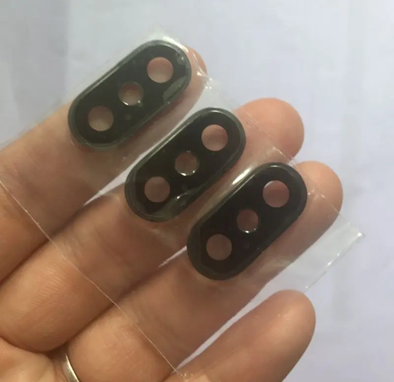 Задняя камера стеклянная крышка объектива Кольцо для iPhone 8 X кольцо камеры Замена