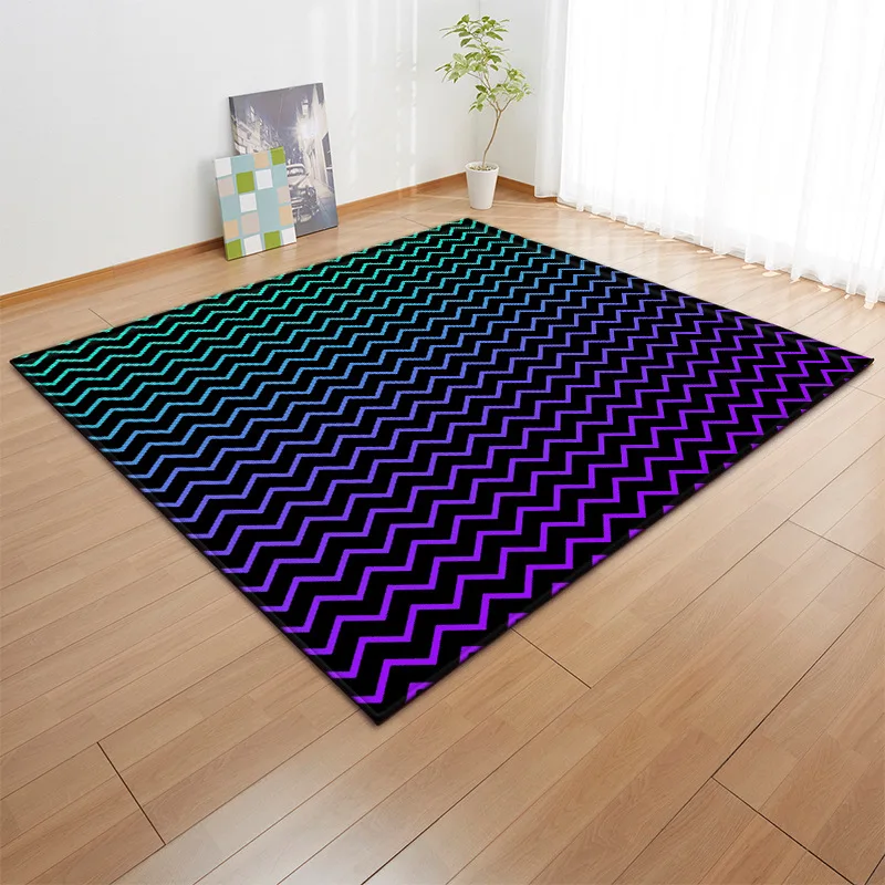 Gray Striped carpet Nordic baby area rug star bedroom living room sofa kids carpet soft parlor dining room tapete customized