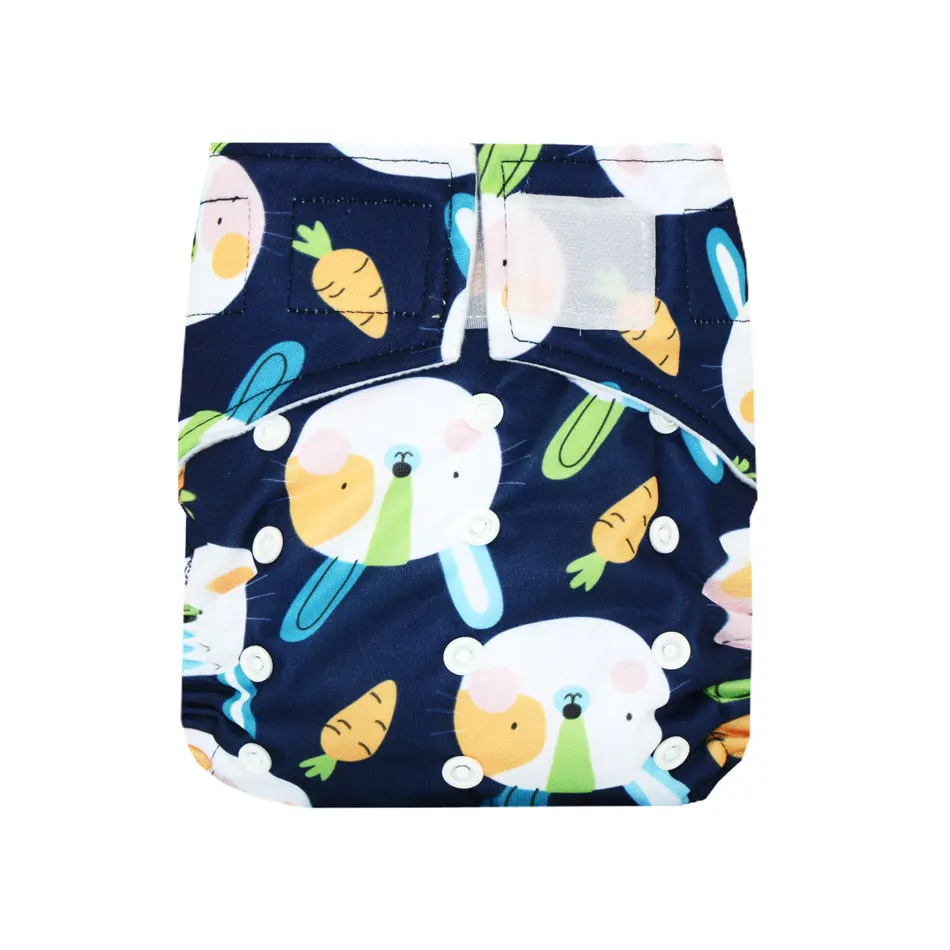 Happy Flute Hook& Loop OS Карманный тканевый подгузник, водонепроницаемый дышащий s m& L регулируемый, подходит 5-15 кг ребенка - Цвет: EF147