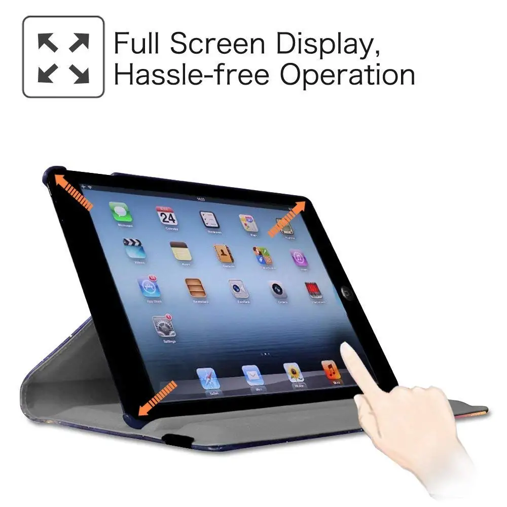 Для iPad Mini 5th поколения 2019 чехол 360 градусов вращающийся стенд Smart Cover для 5 mini5 A2133