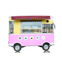 high quality more durable multi function mobile vegetable sale food cart burger vending food cart