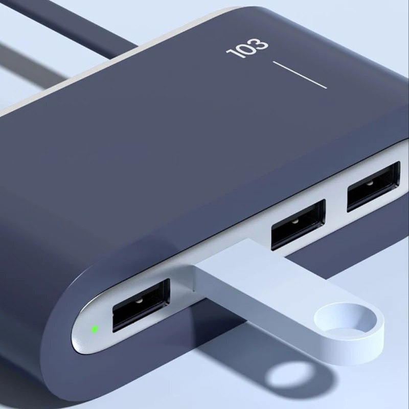 Xiaomi Новый USB 4 портовый удлинитель сплиттер 2 0 концентратор линия может быть