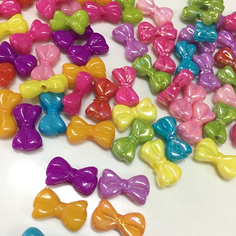 Радужные бусины Meideheng для изготовления украшений аксессуары волос детей