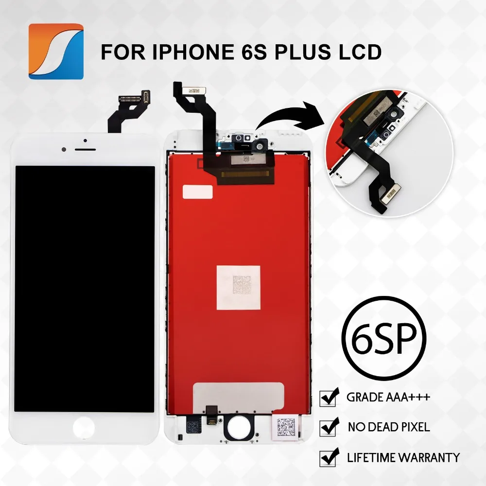 5 шт./лот Оригинал AAA + для iPhone 6S Plus ЖК-дисплей с 3D силой сенсорный экран замена