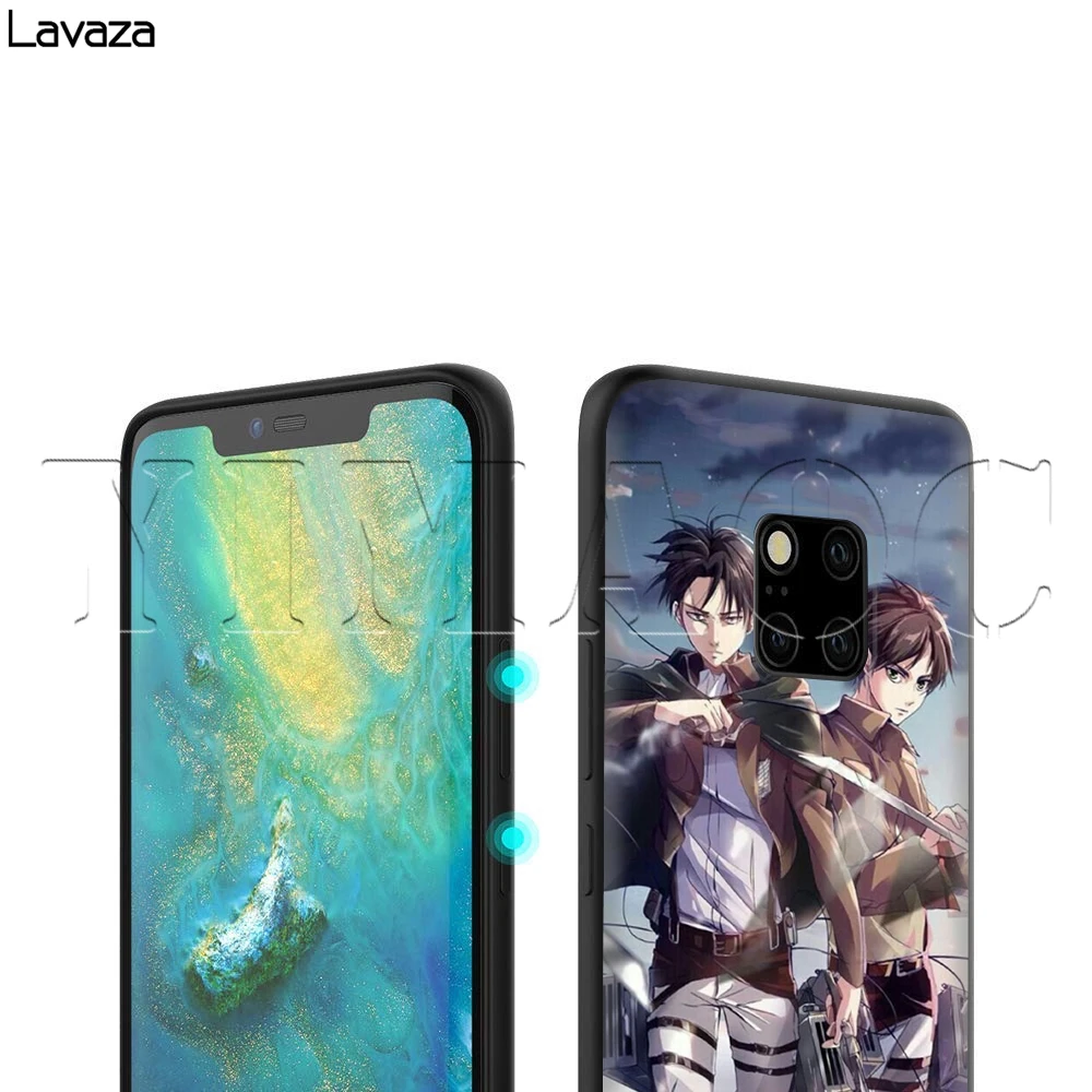 Чехол из японского аниме атака на Титанов для Huawei Mate 10 P8 P9 P10 P20 P30 P40 Y7 Y9 Lite Pro Max P Smart