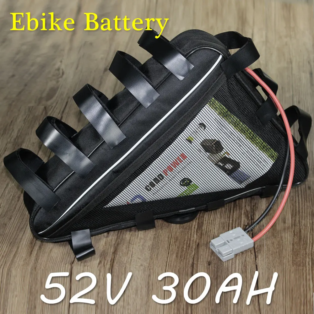 EBike 52V 30AH батарея для 1000W 2000W литиевая электрического велосипеда аккумулятор