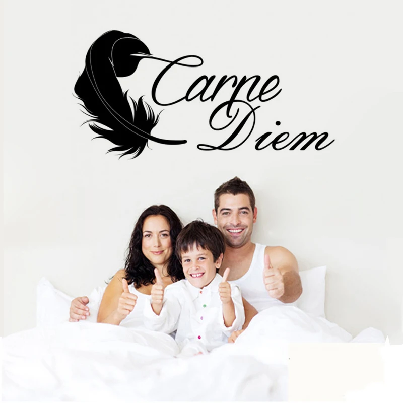 Life Proverb Carpe Diem виниловые наклейки на стену украшение для дома гостиная спальня