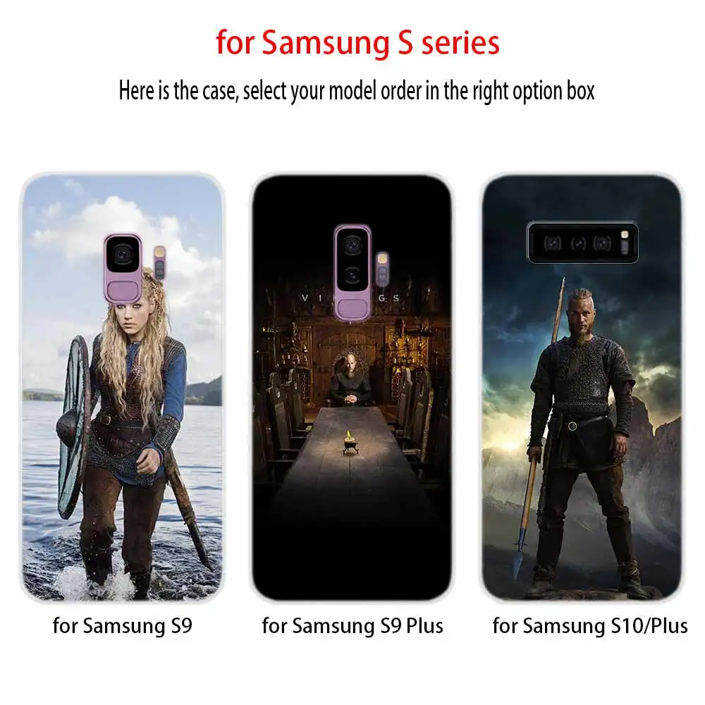 viking series Soft Cover For Samsung Galaxy S7 Edge S8 S9 S10 S11 S20 S21 Plus Lite E Ultra Case | Мобильные телефоны и