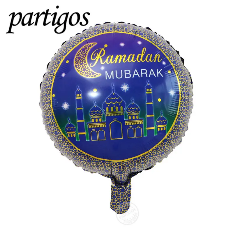10 шт воздушные шары Eid Mubarak счастливый ИД Исламская Новый год декор счастливая