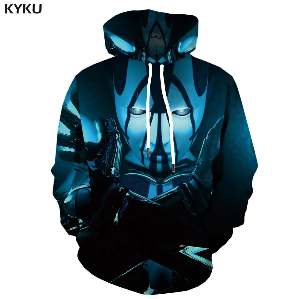 KYKU, 3d толстовки, кубические толстовки Rubiks, мужские толстовки в квадрате, 3d Геометрическая Толстовка с капюшоном, аниме, черная толстовка с принтом, Повседневная Толстовка с капюшоном