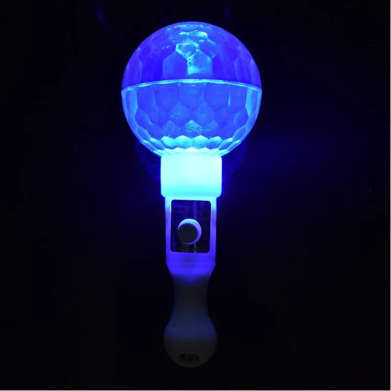 

Round Flashing LED Glow Stick Light Up Wands For Wedding Birthday Party Cheering Sticks Christmas Halloween Easter Toy
