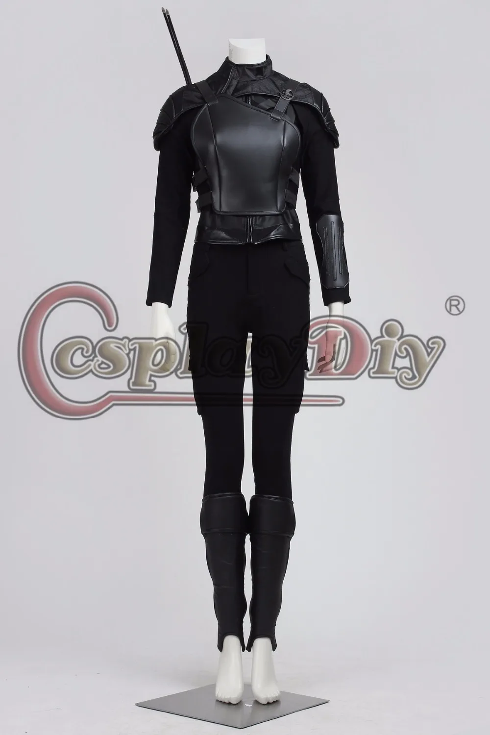 Cosplaydiy на заказ Голодные игры Katniss костюм Эвердин для взрослых женщин супергероя