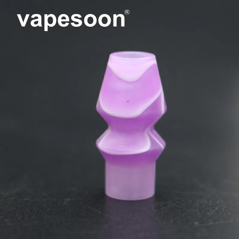 

vapesoon Acrylic Mouthpiece 510 Long Drip Tips Electronic Cigarette Colorful Ecig Tips For Rda Rta Tank Atomizer