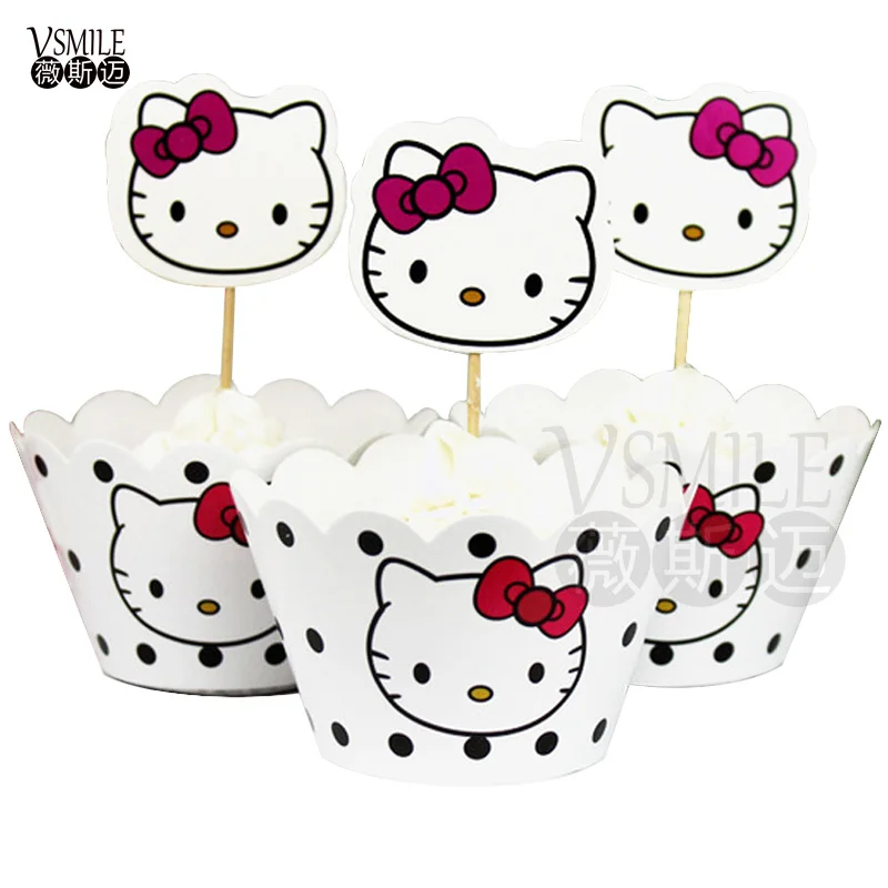 24 шт машины Бэтмен и Робин кекс обертки Топпер пикеры для детей день рождения