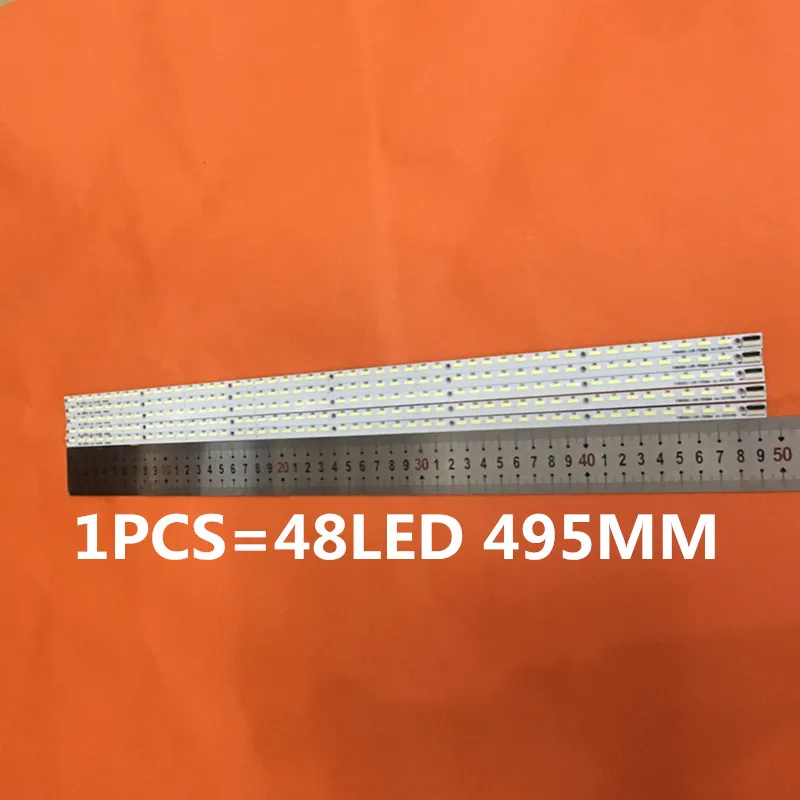 Новинка 100 шт./лот Светодиодная лента 495 мм 48 светодиодов для Hisense V390HJ1-LE1 TV LE39A700K