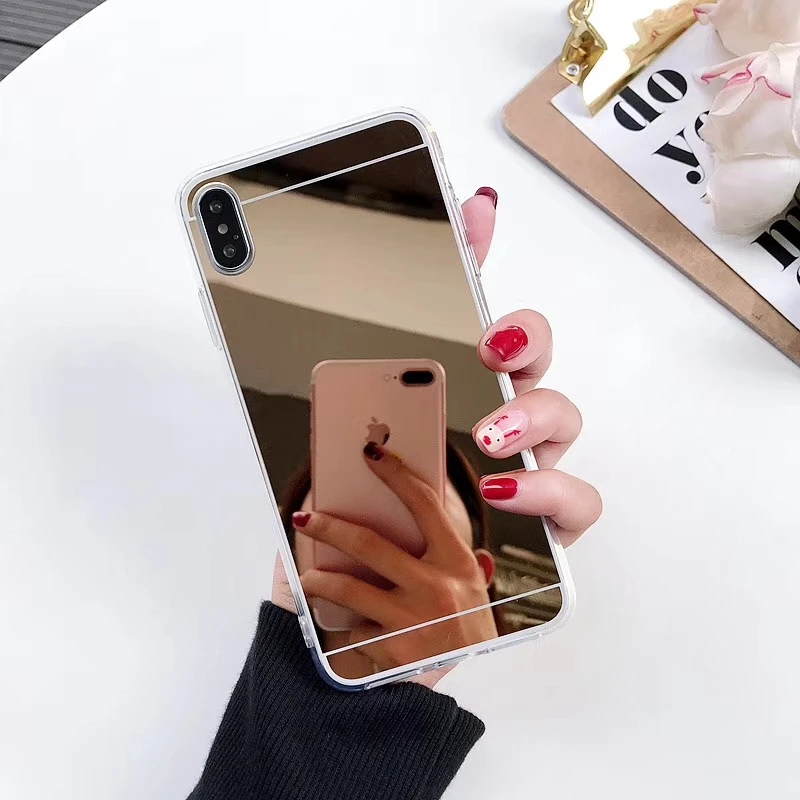 (1 шт.) Модный зеркальный чехол для huawei p30 pro p20 p10 plus p8 p9 lite nvoa nova 2 G9 p smart mate 20 10 7 8 9 honor