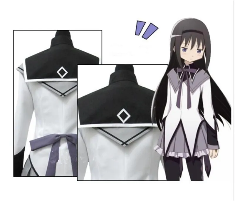Костюм для косплея Puella Magi Madoka Magica Homura Akemi индивидуальное вечернее платье юбка