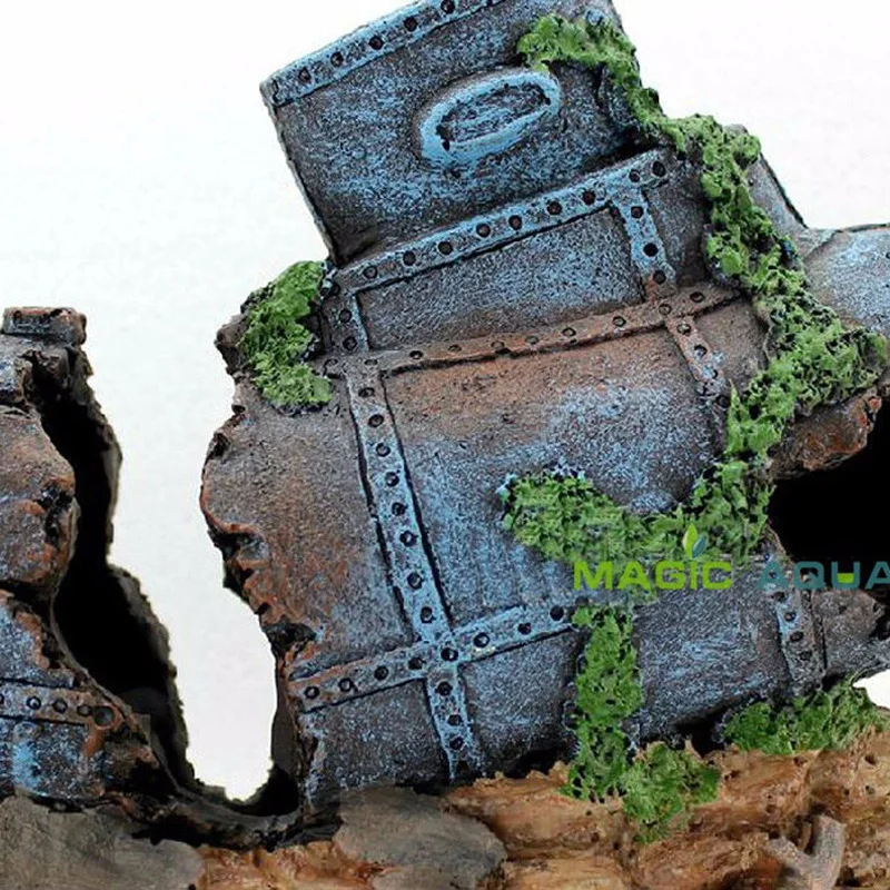 Аквариумная подводная лодка 30 см большие Подводные руины украшения для