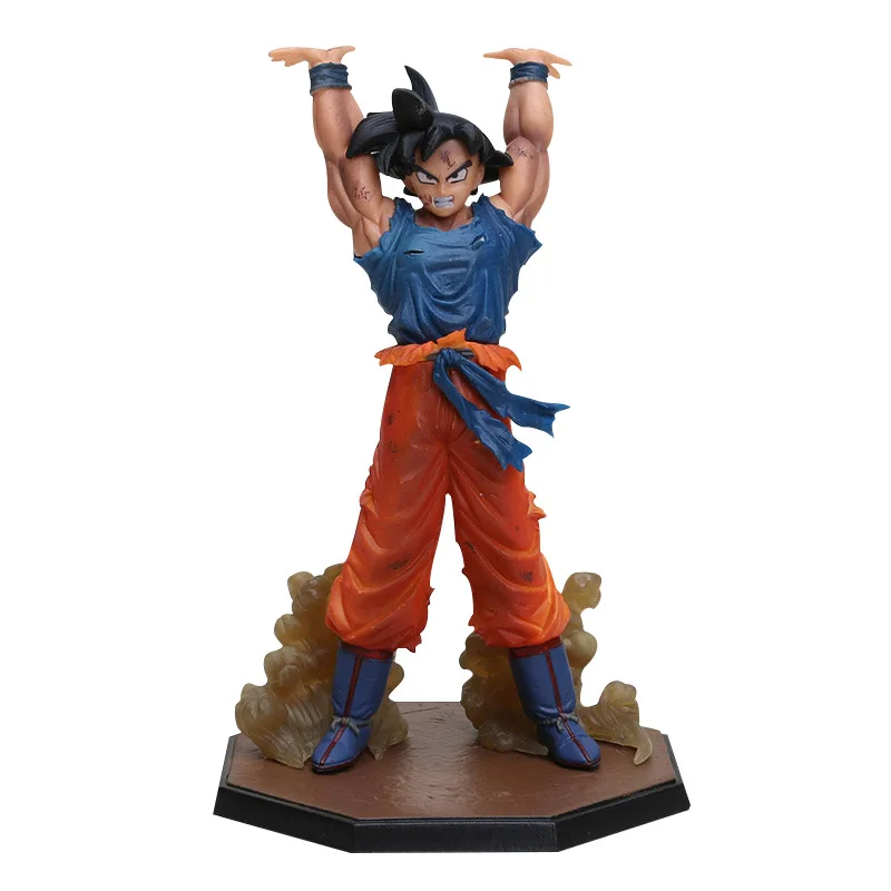 16211 16cm goku Супер Saiyan 3 Majin Buu Vegeta Транкс, Сон Гоку морозильник ПВХ Фигурки Dragon Ball Z фигурка Коллекционная модель игрушки - Цвет: 16211 16cm goku
