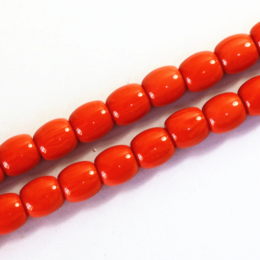 Лидер продаж бусины из оранжево-красной смолы для поделок 9 Х9 мм 10 х10 12 х12