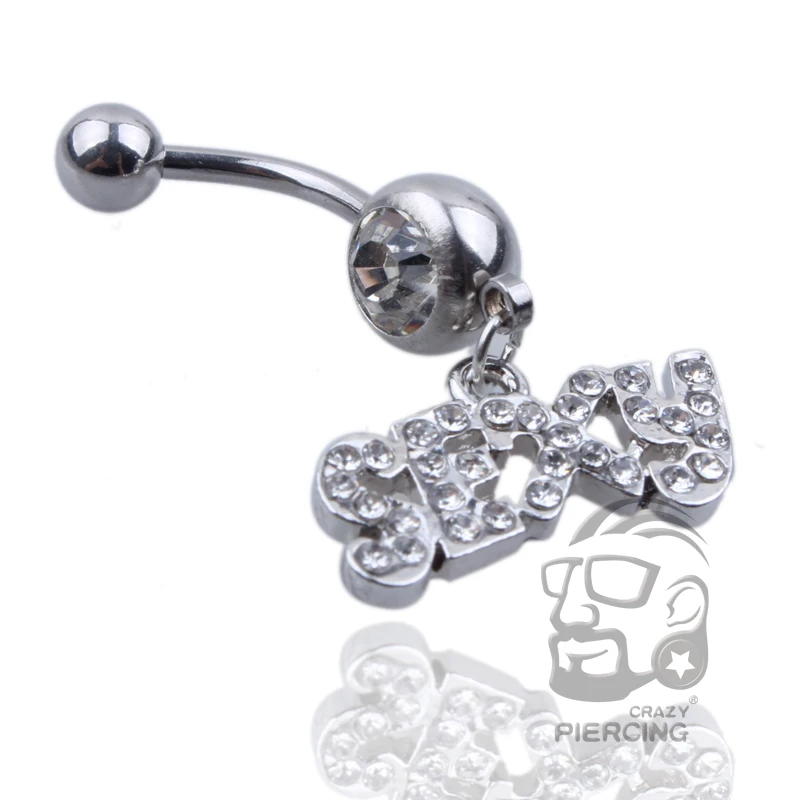 1 шт. кольцо для пирсинга пупка из хирургической нержавеющей стали|belly rings|navel piercing