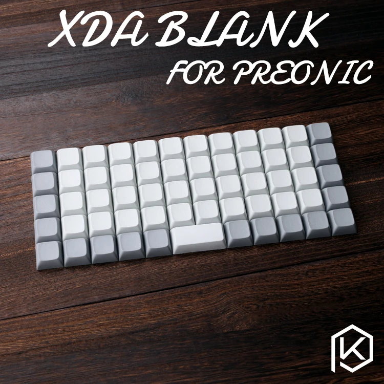 Пустые колпачки XDA preonic Keyset пустые аналогичные DSA для MX механической клавиатуры Ergo