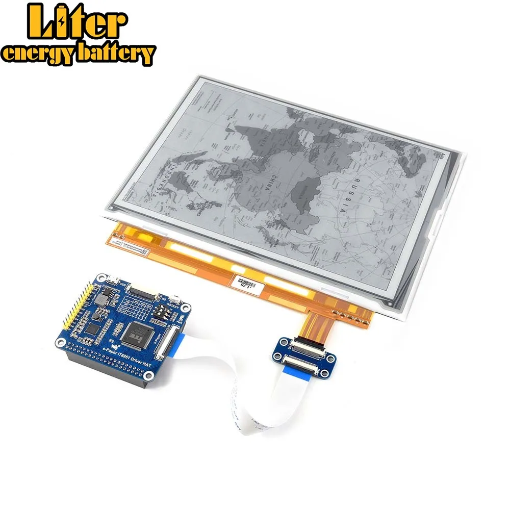 Waveshare 1200*825 9 7-дюймовый E-Ink дисплей шляпа для Raspberry PiZero/Zero W/Zero WH/2B/3B/3B + USB/SPI/I80/I2C