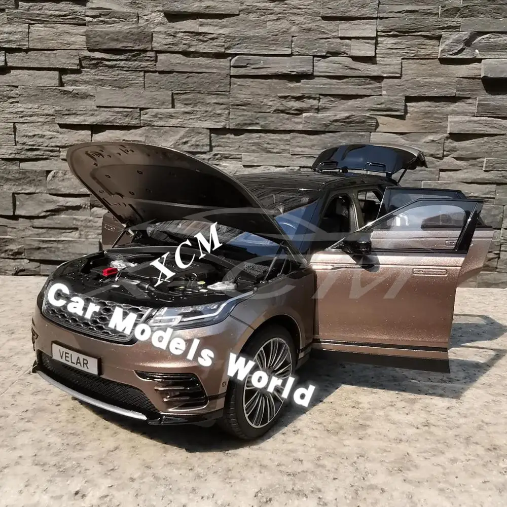 Литая модель автомобиля для LCD Velar 1:18 (бронзовый/коричневый) + небольшой