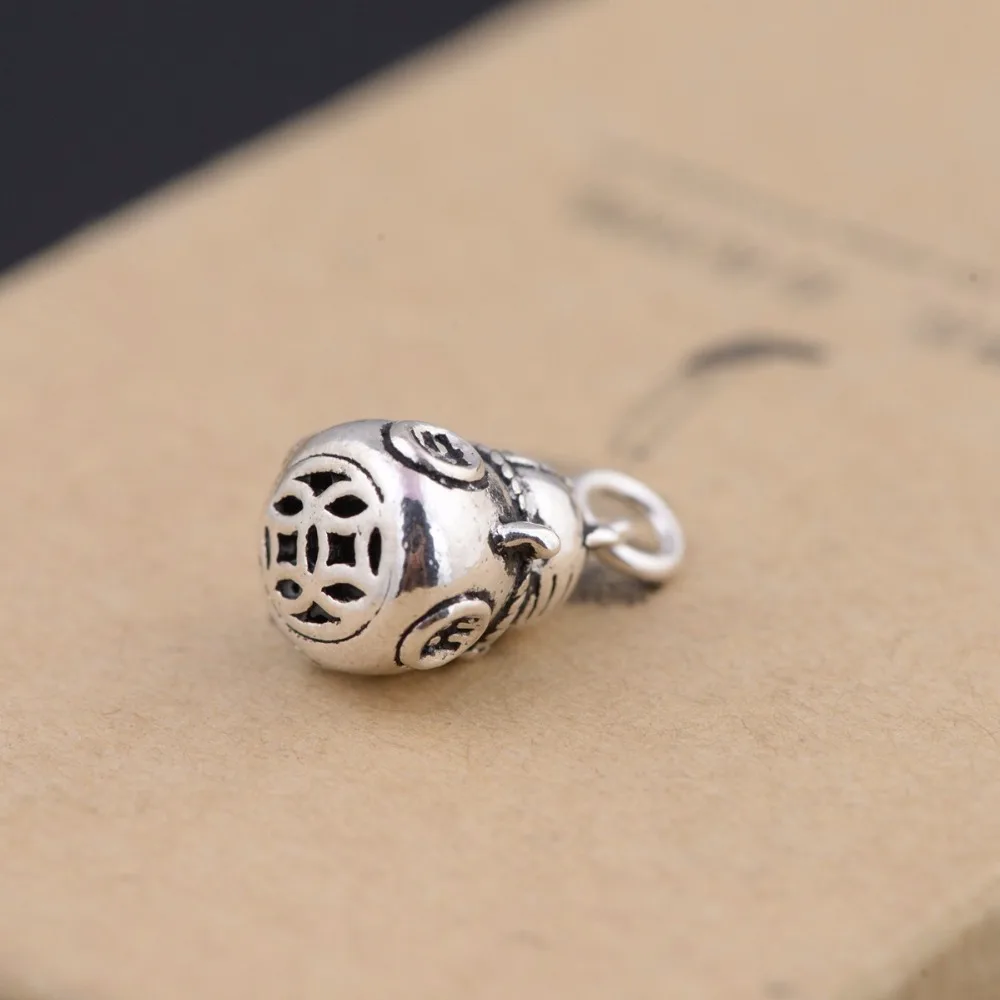 Подвеска Счастливый Кот серебряная 1 шт. A2280|pendant charms|charm charmsilver cat charm |
