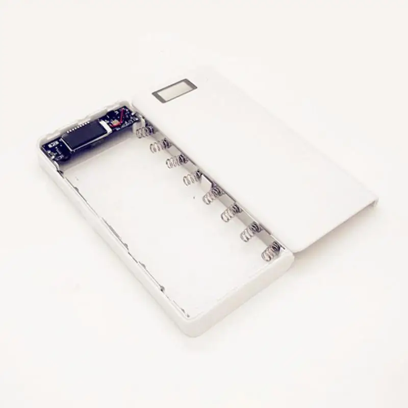 Противоскользящий коврик для телефона 17*8*2,2 см Высокое качество 5V Dual USB Автомобильное зарядное устройство 18650 Мощность банк Батарея коробка мобильного телефона Зарядное устройство для iphone6 Plus S6