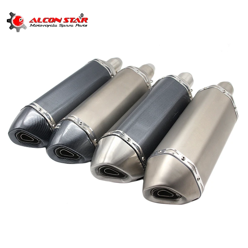 Универсальный мотоциклетный модифицированный глушитель выхлопной трубы Alconstar 51 мм мотоцикла с глушителем