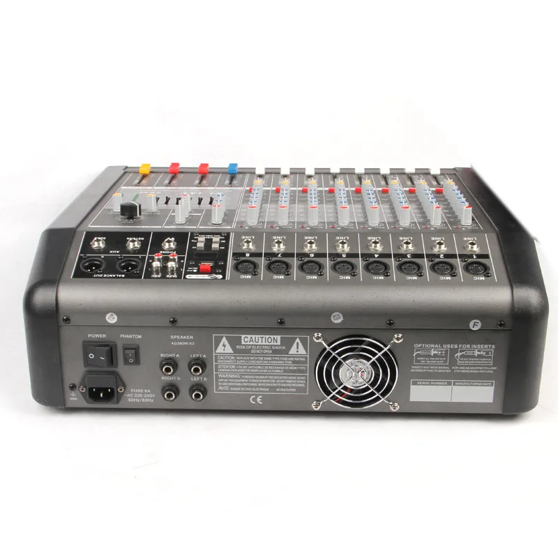 Горячая Распродажа профессиональное питание аудио DJ миксер канал Mezcladora Mischer