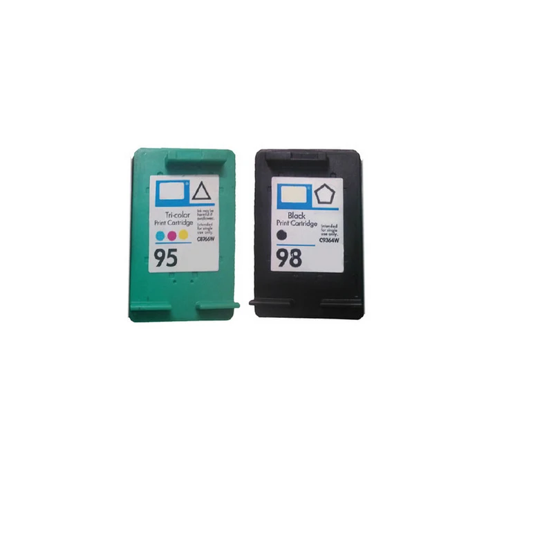 2 шт. чернильный картридж для HP 98 черный + hp 95 Трехцветный Officejet 100 150 400 H470 6300 6310xi