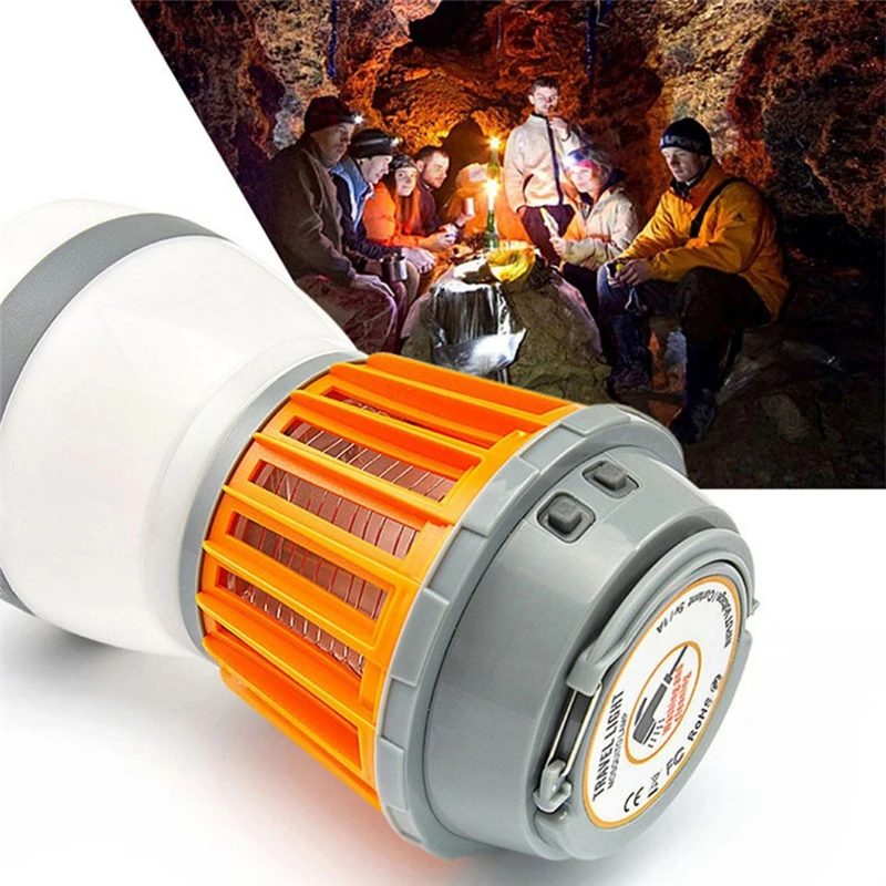 Лампа на солнечной батарее с USB зарядкой для уничтожения комаров