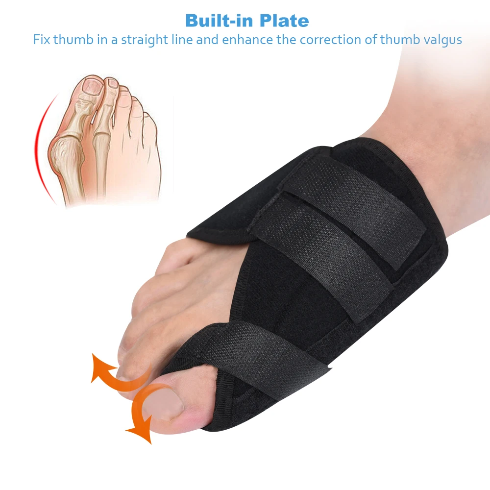 

Elino Hallux Valgus Orthosis Fabric Bunion Device Brace Toe Orthopedic Correct Insole Big Bone Pain Relief Shoe Pad Accessories