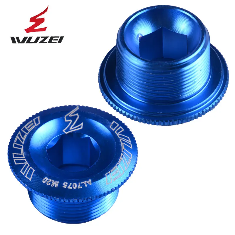 2Pcs MTB Bike Crank Cover Screw Cap M20 Aluminum Bolt Road Bicycle Folding Crankset Dental Plate Accessories | Спорт и развлечения