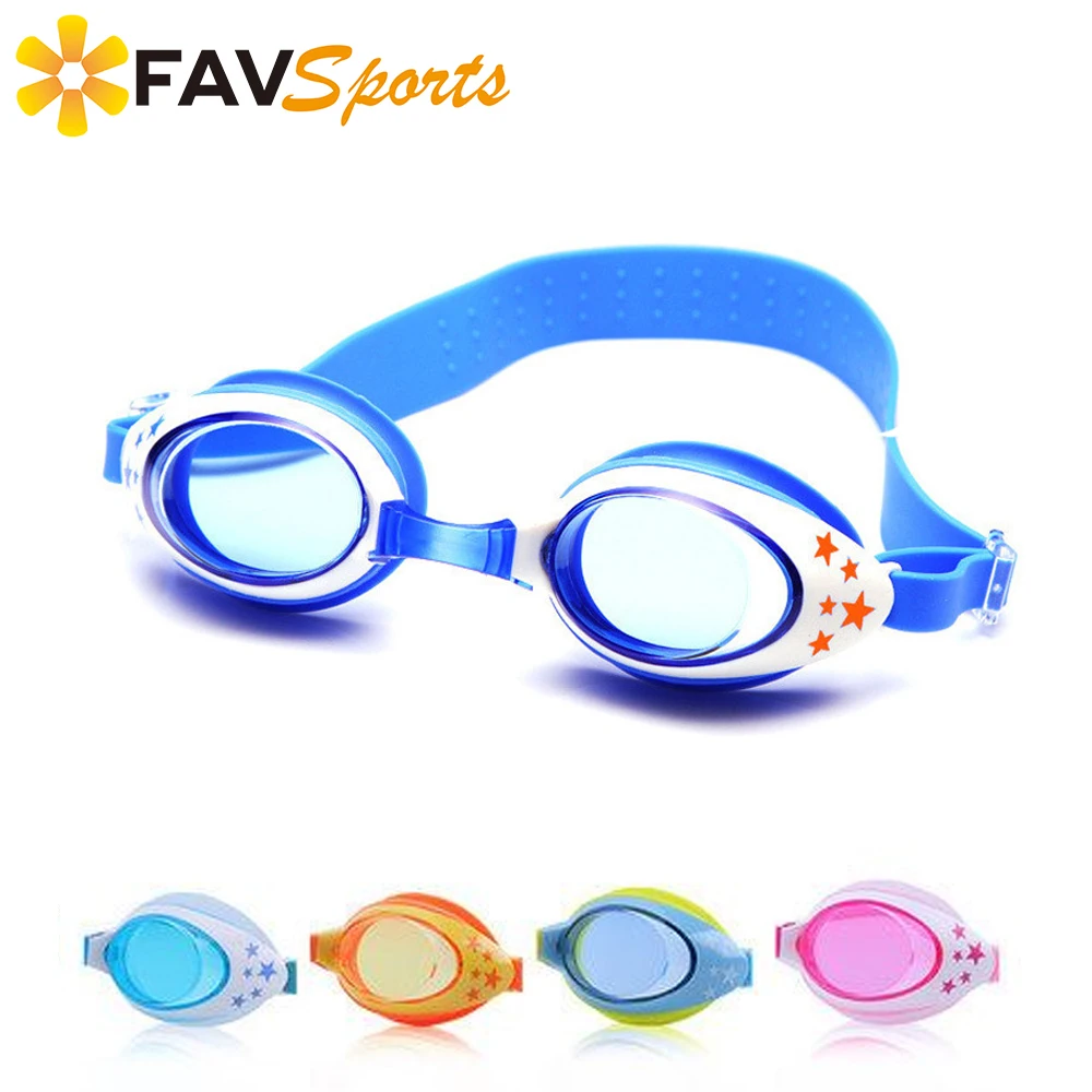 FAVSPORTS Детские профессиональные очки для плавания анти-туман и УФ мальчиков
