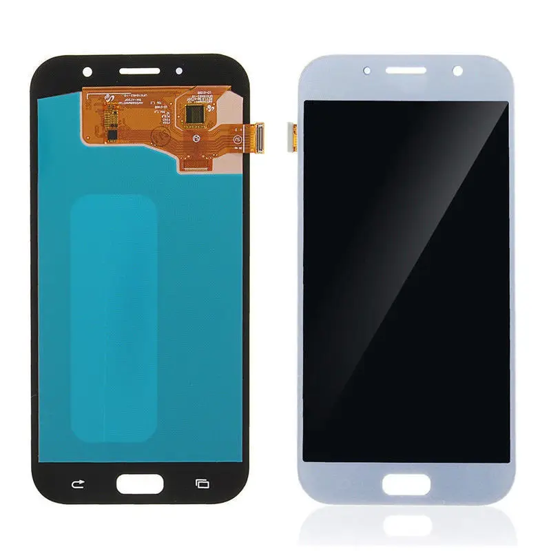 Супер AMOLED 5," ЖК-дисплей для samsung Galaxy A7 ЖК-дисплей кодирующий преобразователь сенсорного экрана в сборе Замена A720 дисплей