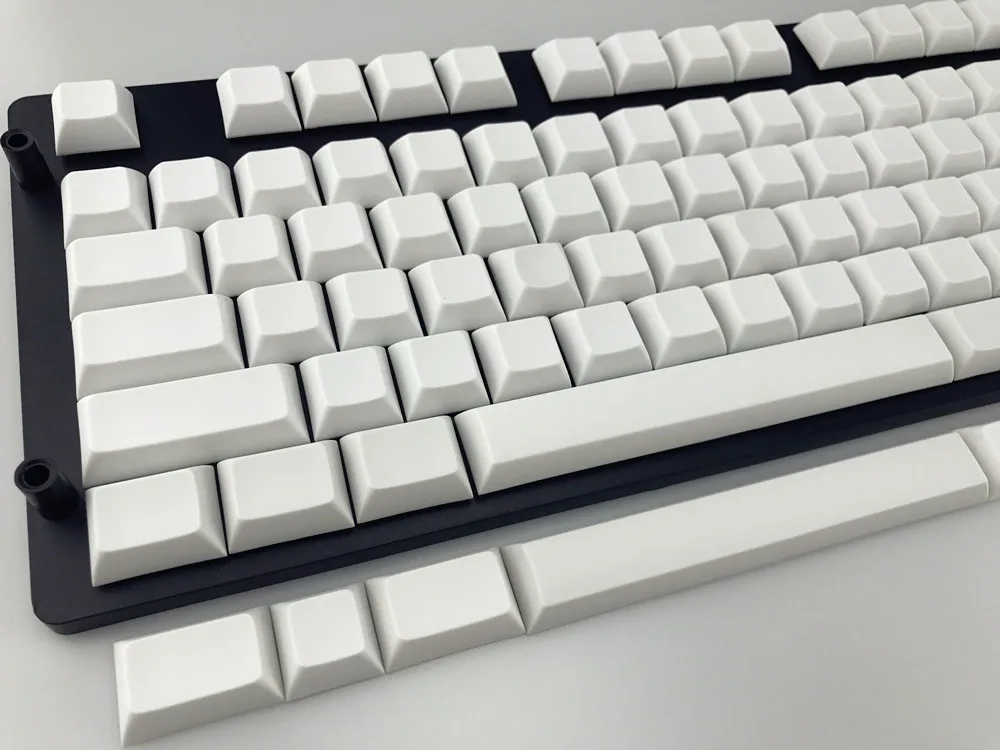 Dsa keycaps пустые печатные 117 клавиши толстые pbt для механической клавиатуры Dsa профили ANSI макет